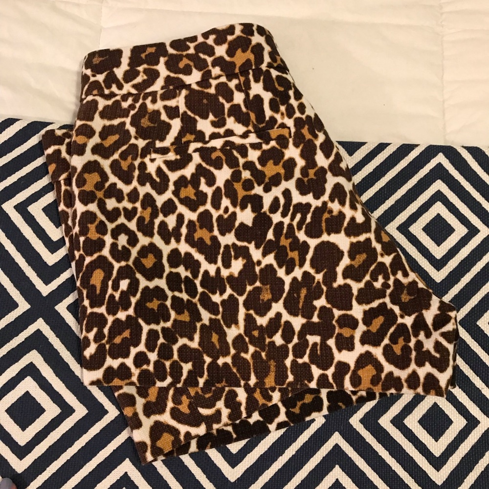 J.Crew Leopard shorts